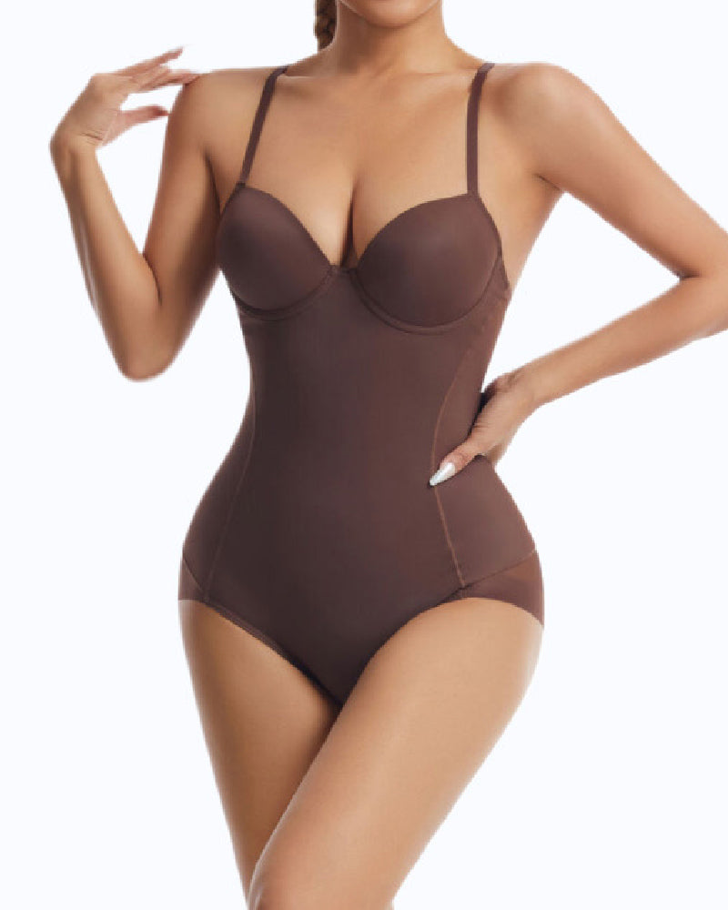Shapshe® Brust Push up Po-Lift Bodysuit Shapewear mit BH