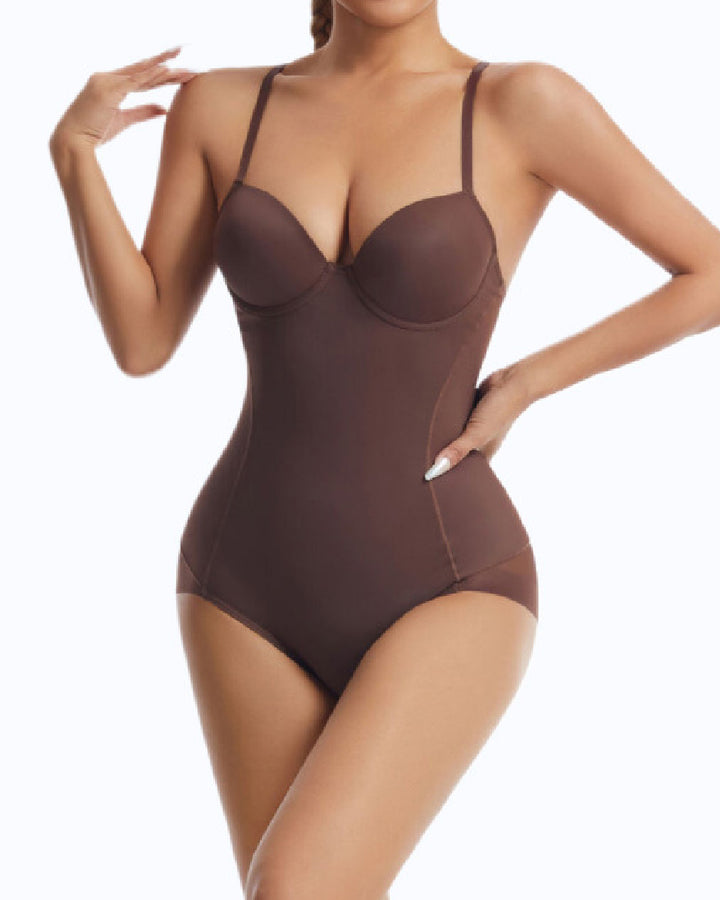 Shapshe® Brust Push up Po-Lift Bodysuit Shapewear mit BH