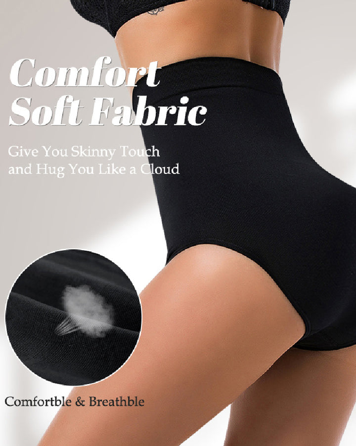Bauchkontrolle Hohe Taille Miederslips Atmungsaktive Weiche Unterhosen