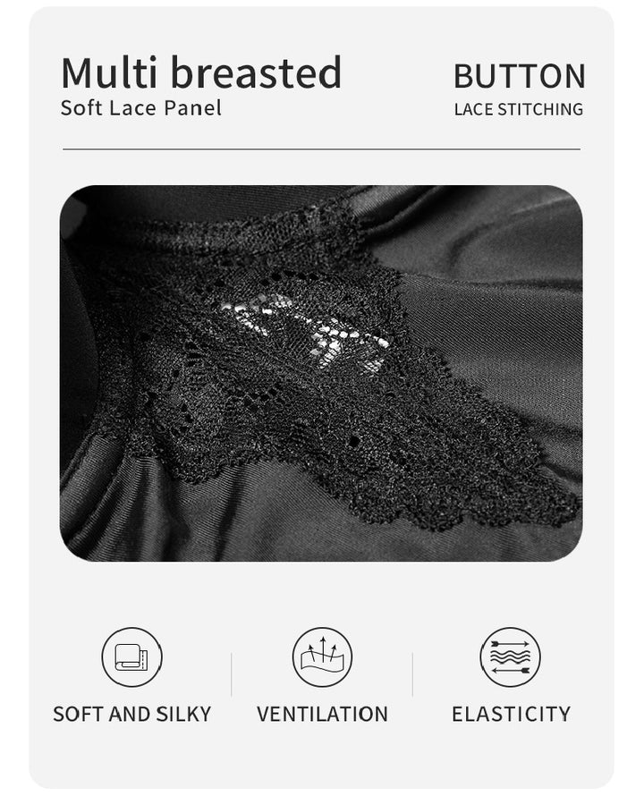 Damen Tiefem Rücken Body Bauchweg Slip Shapewear mit Integriertem BH