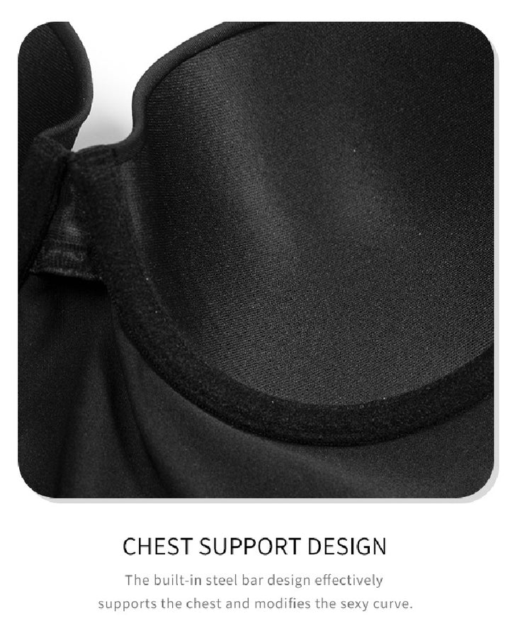 Sexy Spaghettiträger Bauchkontrolle Tanga Rückenfreier Bodysuit Eingebautem BH