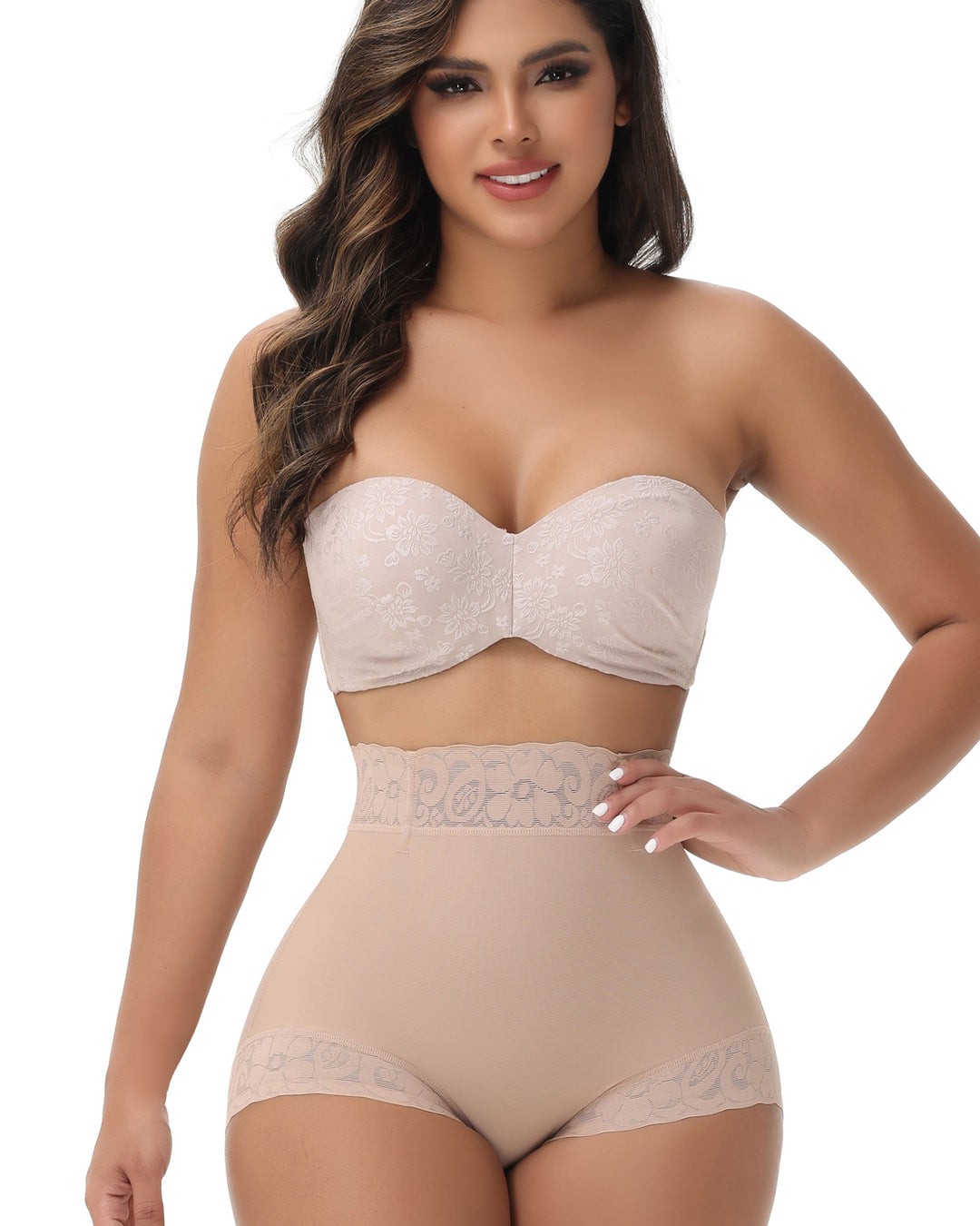 Shapshe® Nahtloser Mittlere Taille Miederhosen Po Lift Shapewear