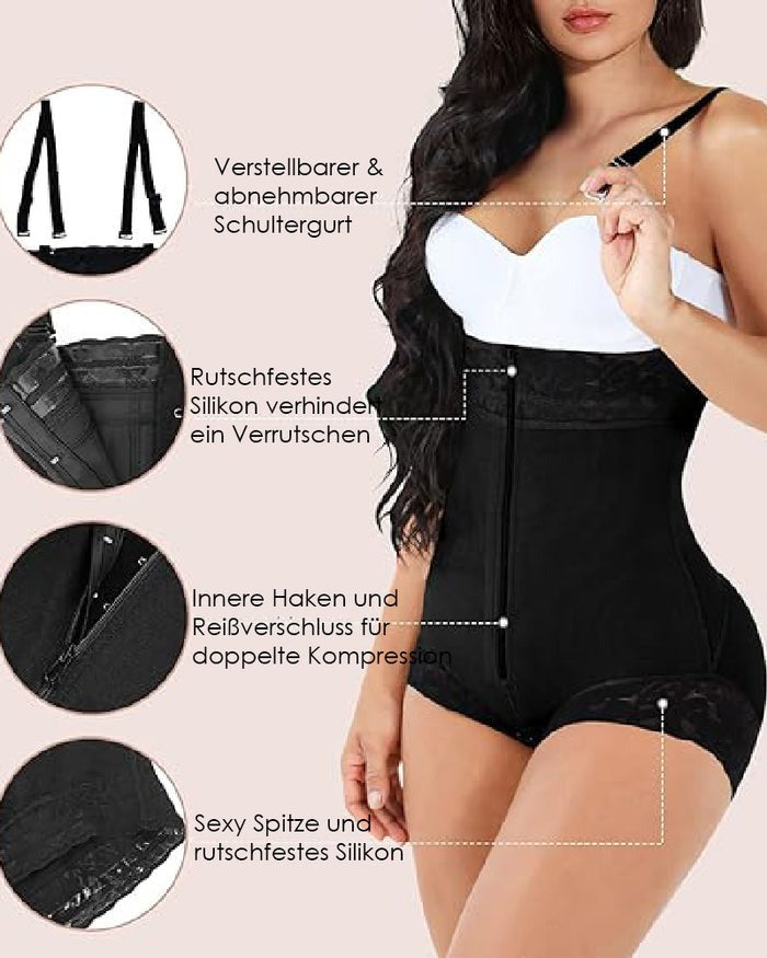 Shapshe® Damen Shapewear Ganzkörperformer Hüftheber Faja Colombiana Taillentrainer