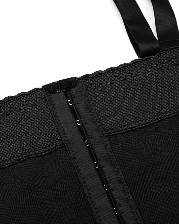 Sexy Spitzen Shapewear Bodys für Frauen Bauchkontrolle Offene Brust mit Trägern