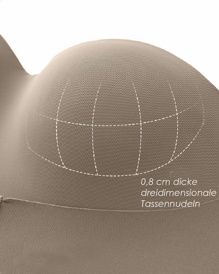 Vorderverschluss Rutschfester Trägerloser Push Up Unsichtbarer BH