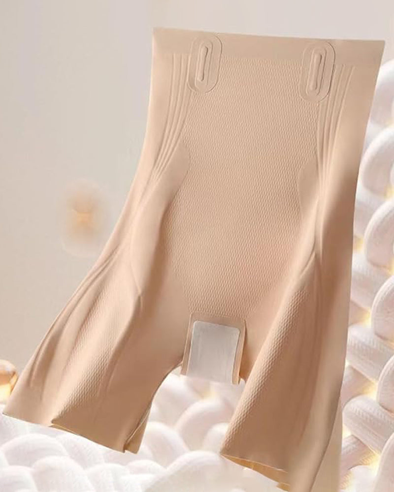 Flüssige Spurlose Hohe Taille Shaping Shorts Bauchweg Shapewear