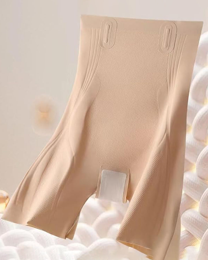 Flüssige Spurlose Hohe Taille Shaping Shorts Bauchweg Shapewear