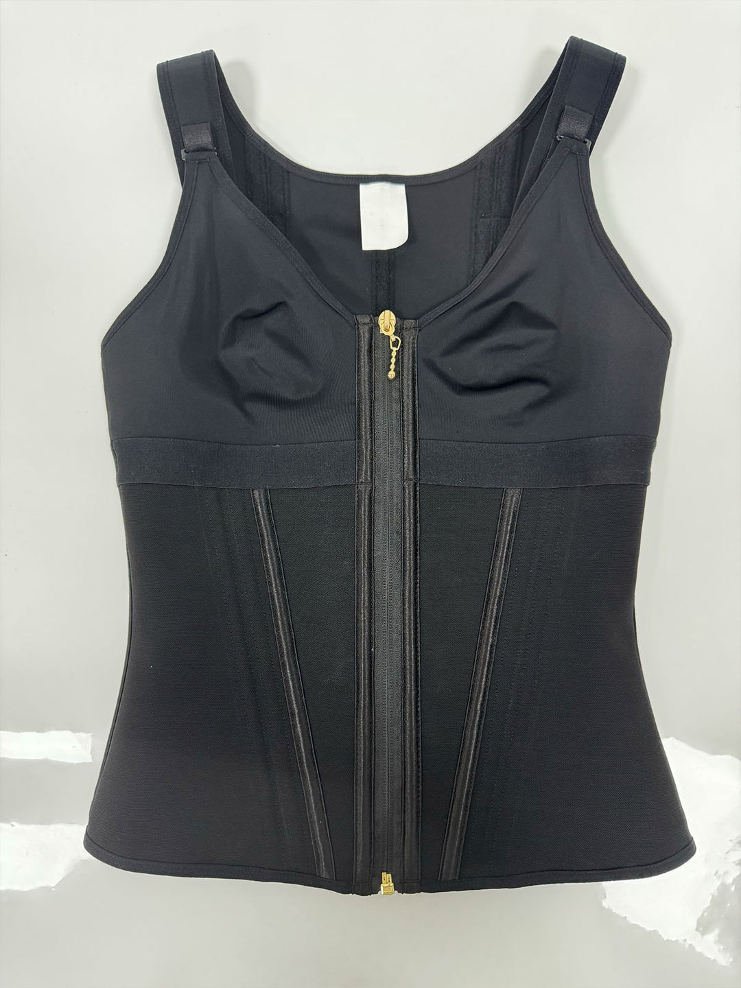 Shapshe® Damen Latex Korsett Bauchkontrolle Body Shaper Weste mit BH