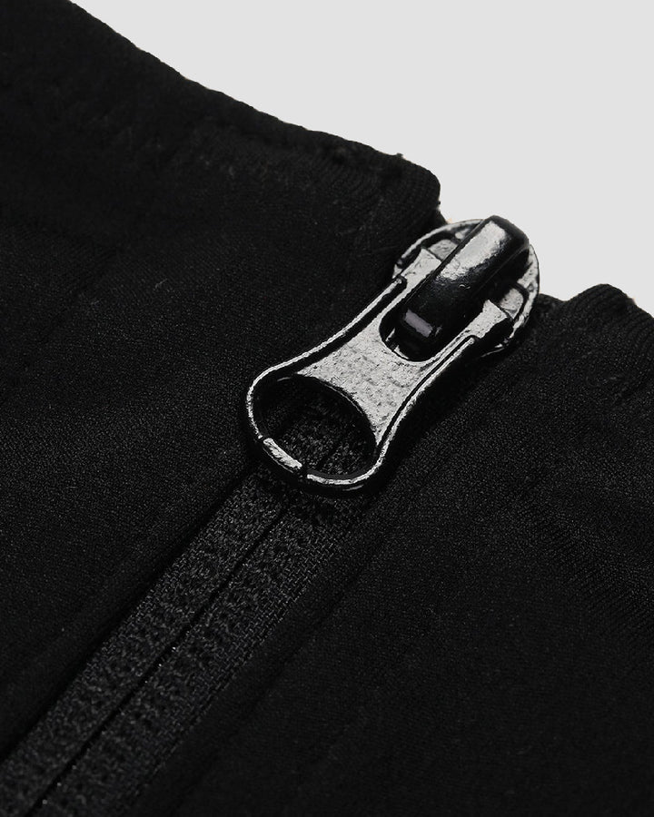 Shapshe® Hohe Taille 2-in-1 Reißverschluss Leggings Bauchweg Sporthose