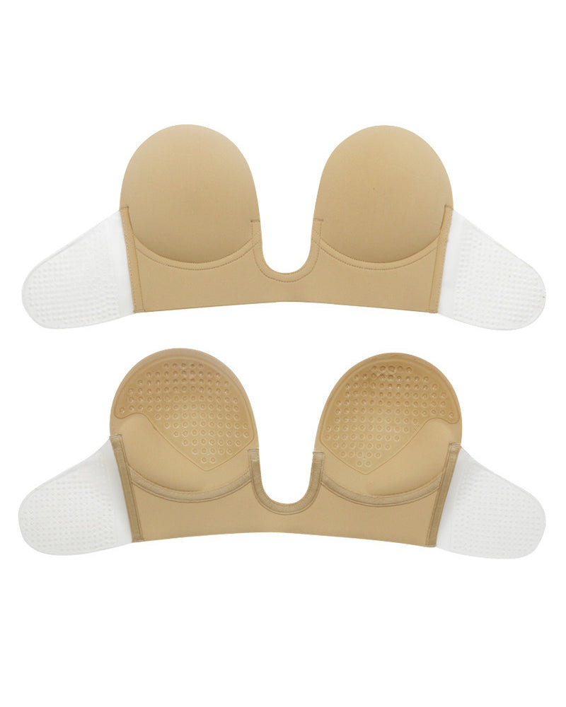 Unsichtbarer Wiederverwendbarer Push Up BH Trägerloser Klebriger Büstenhalter