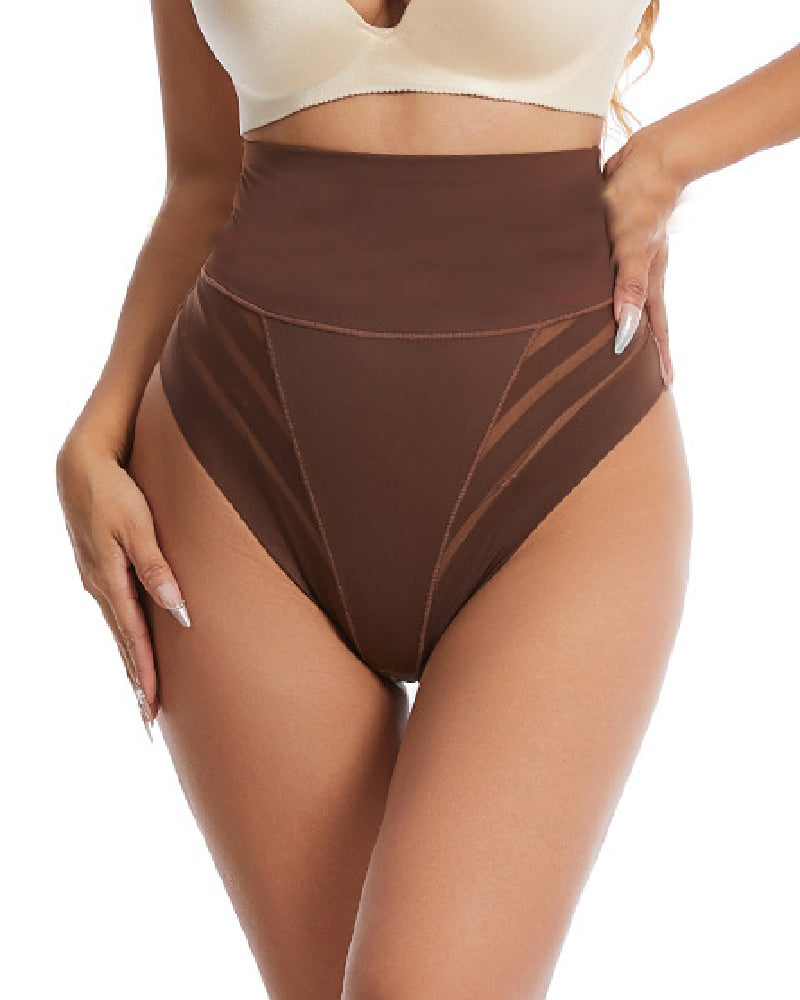 Damen Sexy Nahtlose Spitzen Tanga Body Shaper Miederhöschen