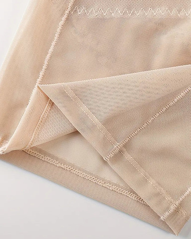 Mesh Hohe Taille Bauchweg Postpartale Formende Shorts