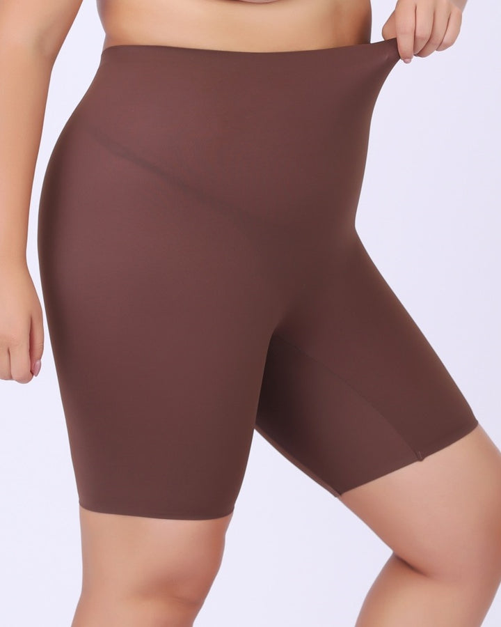 Nahtlose Shaping Shorts Mittlere Leibhöhe Bauchkontrolle Hüftlift