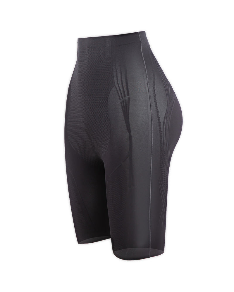 Flüssige Spurlose Hohe Taille Shaping Shorts Bauchweg Shapewear