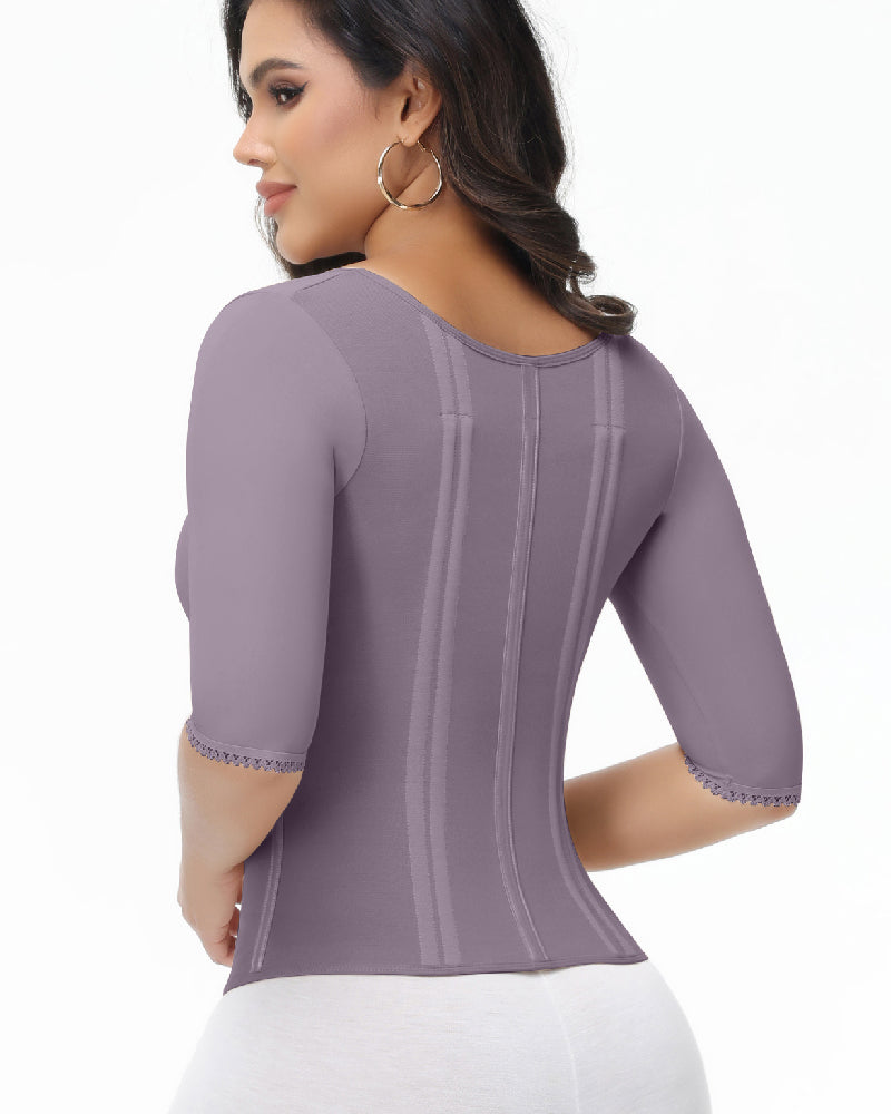 Shapshe® Fajas Colombianas V Ausschnitt Korsett Shapewear Top