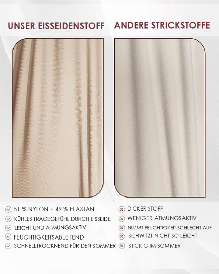 Shapshe® Damen Bauchweg Nahtloser Eisseide Bodysuit V-Ausschnitt