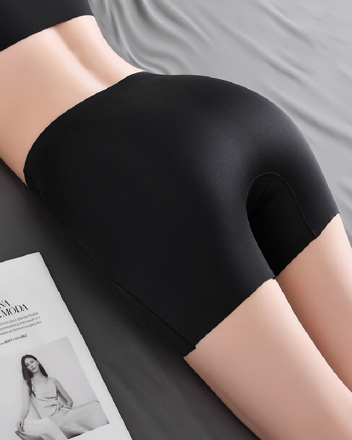 Mittelhoher Po Lifter Shapewear Shorts mit Hakengürtel