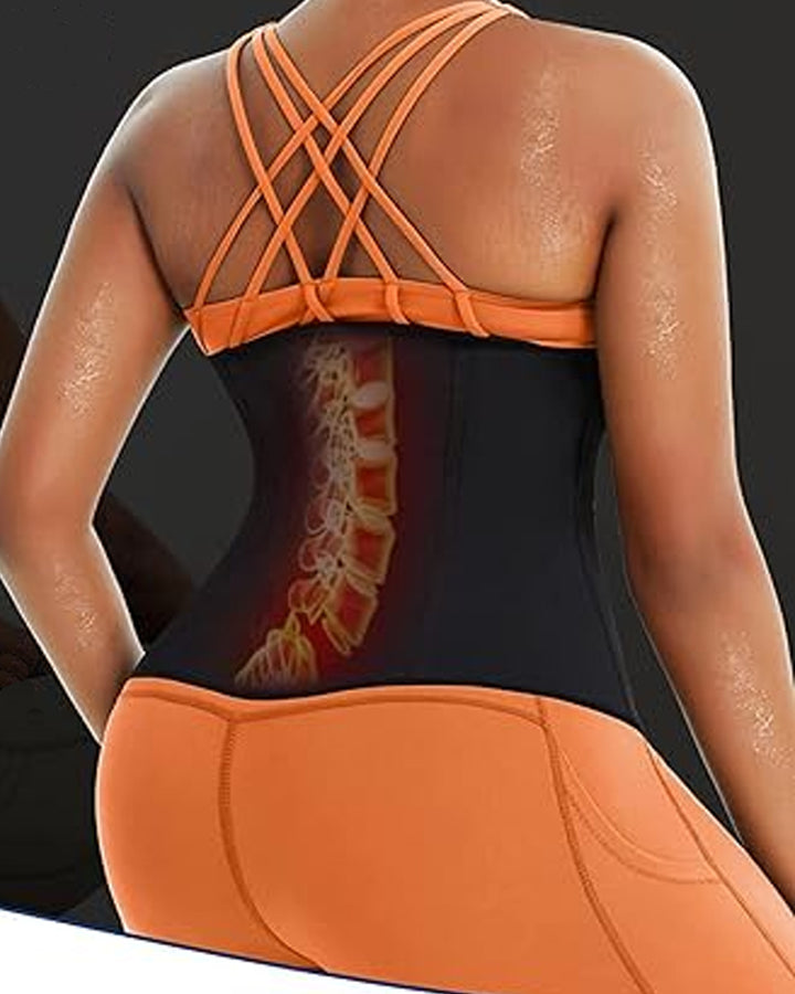 Frauen Workout Taillentrainer Schweiß Wickel Sportgürtel