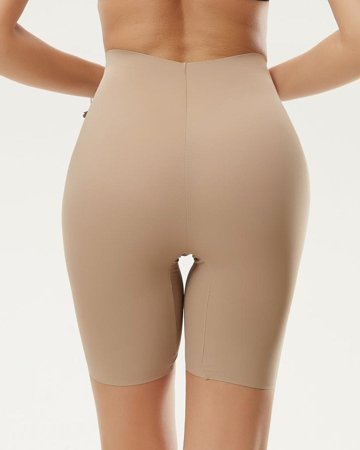 Nahtlose Shaping Shorts Mittlere Leibhöhe Bauchkontrolle Hüftlift