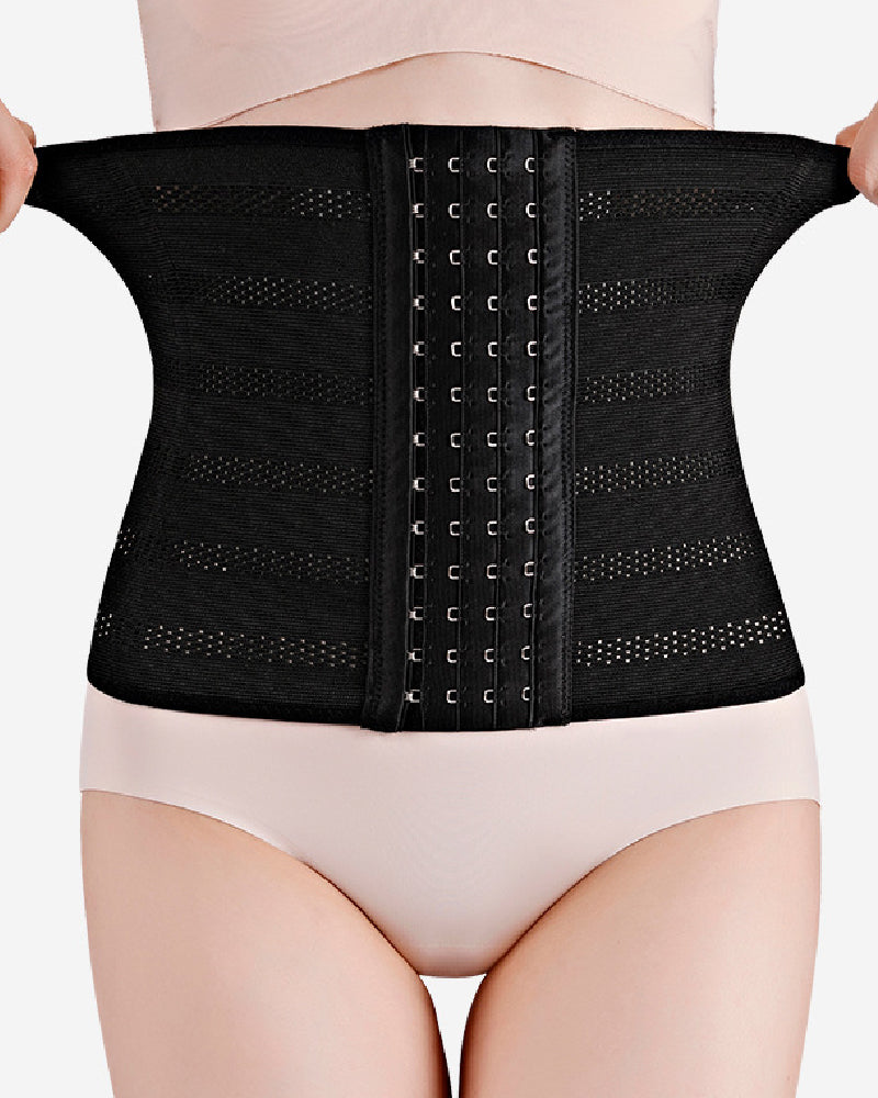 Atmungsaktiver Verstellbarer Taillentrainer Postpartum Bauchweg Gürtel