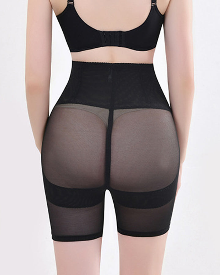 Mesh Hohe Taille Bauchweg Postpartale Formende Shorts