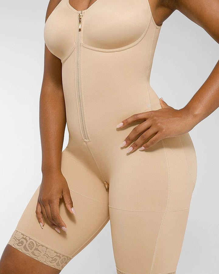 Ganzkörper Shapewear mit Hoher Kompression Bauchweg und Po Lift