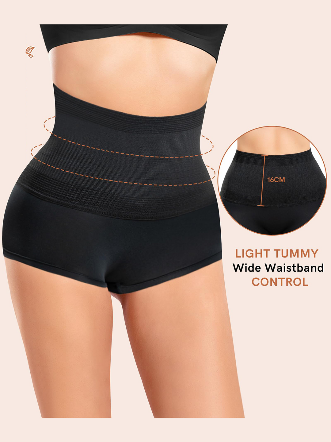 Shapewear Höschen Shorts Flacher Bauch Hohe Taille Formende Unterwäsche