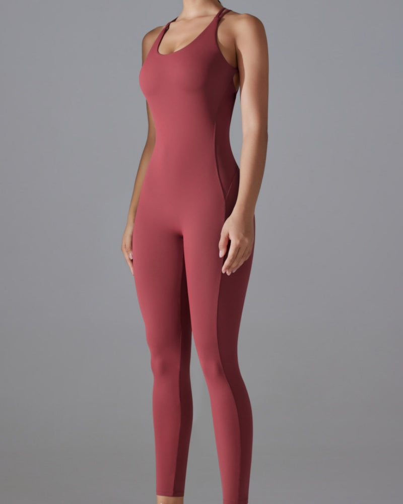 Hüfthebender Schnelltrocknender Enger Cross Body Fitness Overall