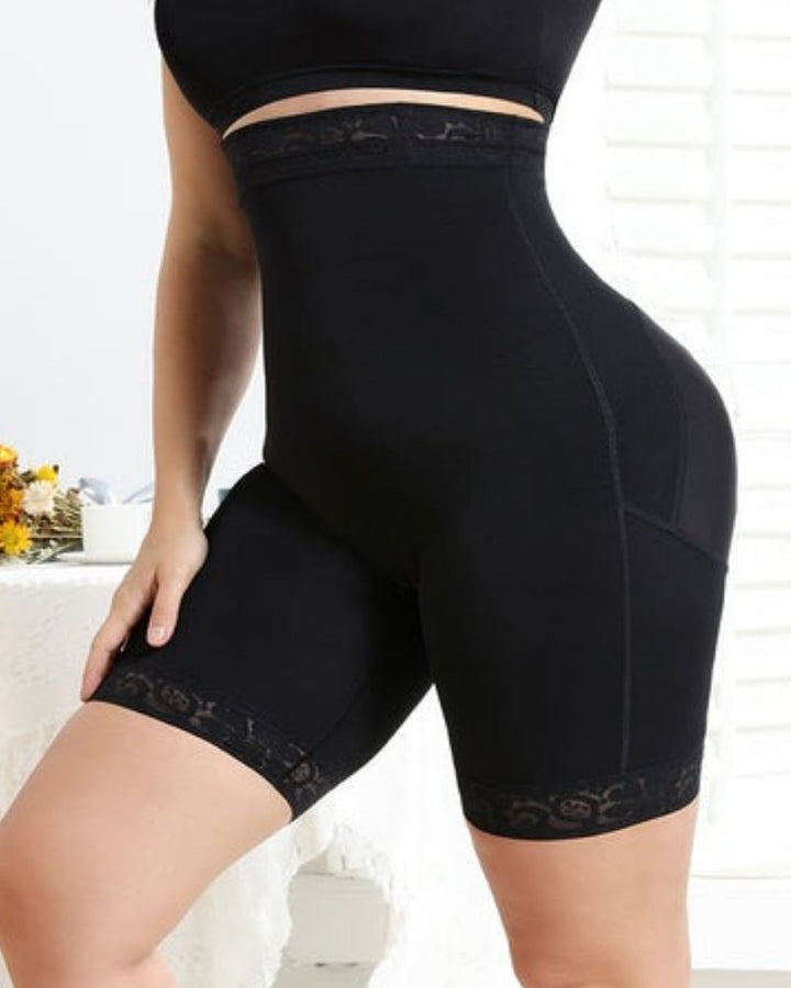 Shapshe® Schwarze schlankmachende hoch taillierte Butt Lifter Control Panty Unterwäsche Shorts