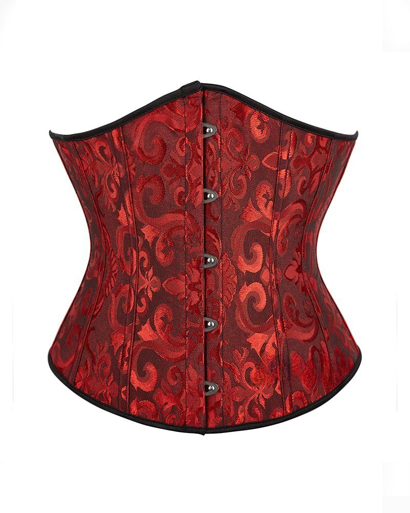 Vintage Schnürung Unterbrust Korsett Bauchweg Trägerlos Bustier Große Größen