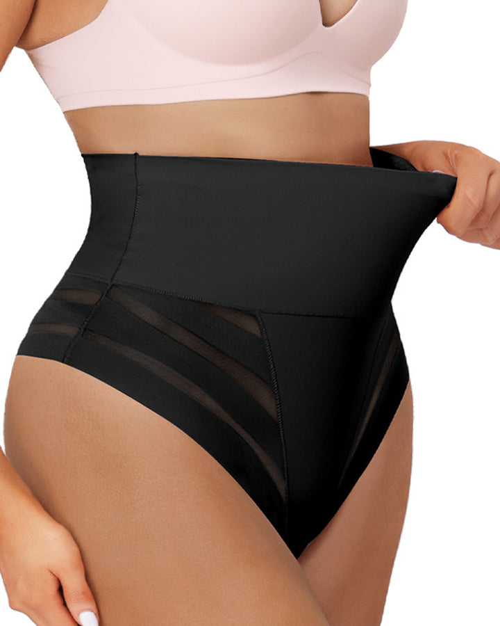 Damen Sexy Nahtlose Spitzen Tanga Body Shaper Miederhöschen