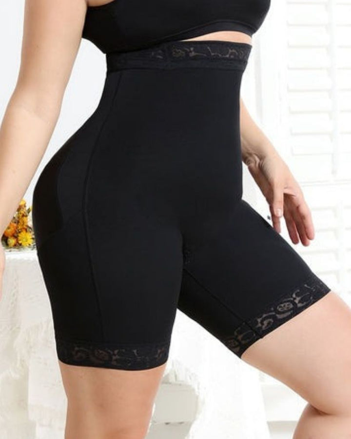 Shapshe® Schwarze schlankmachende hoch taillierte Butt Lifter Control Panty Unterwäsche Shorts