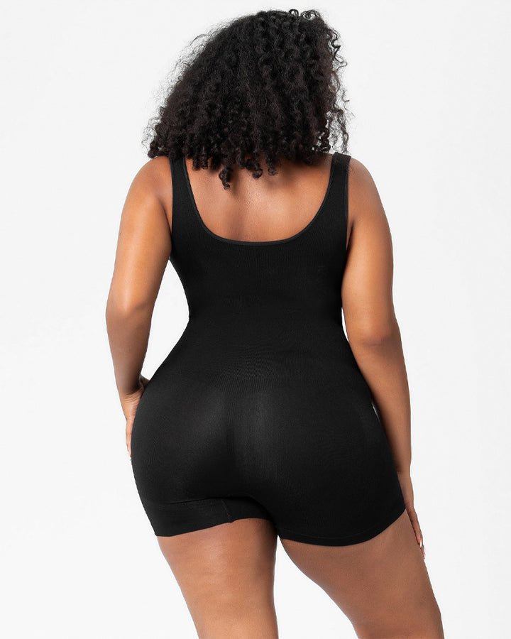 Damen Bauchweg Nahtlose Bis zur Mitte des Oberschenkels Outerwear Bodysuit Shapewear