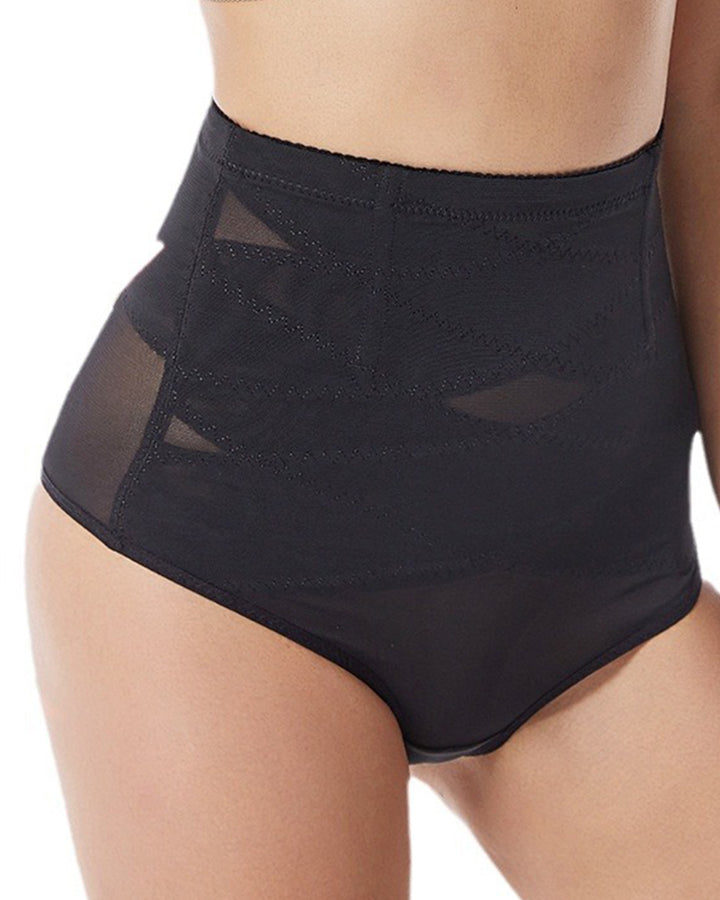 Hoher Elastizität Mesh Shapewear Slip Bauch Kompression