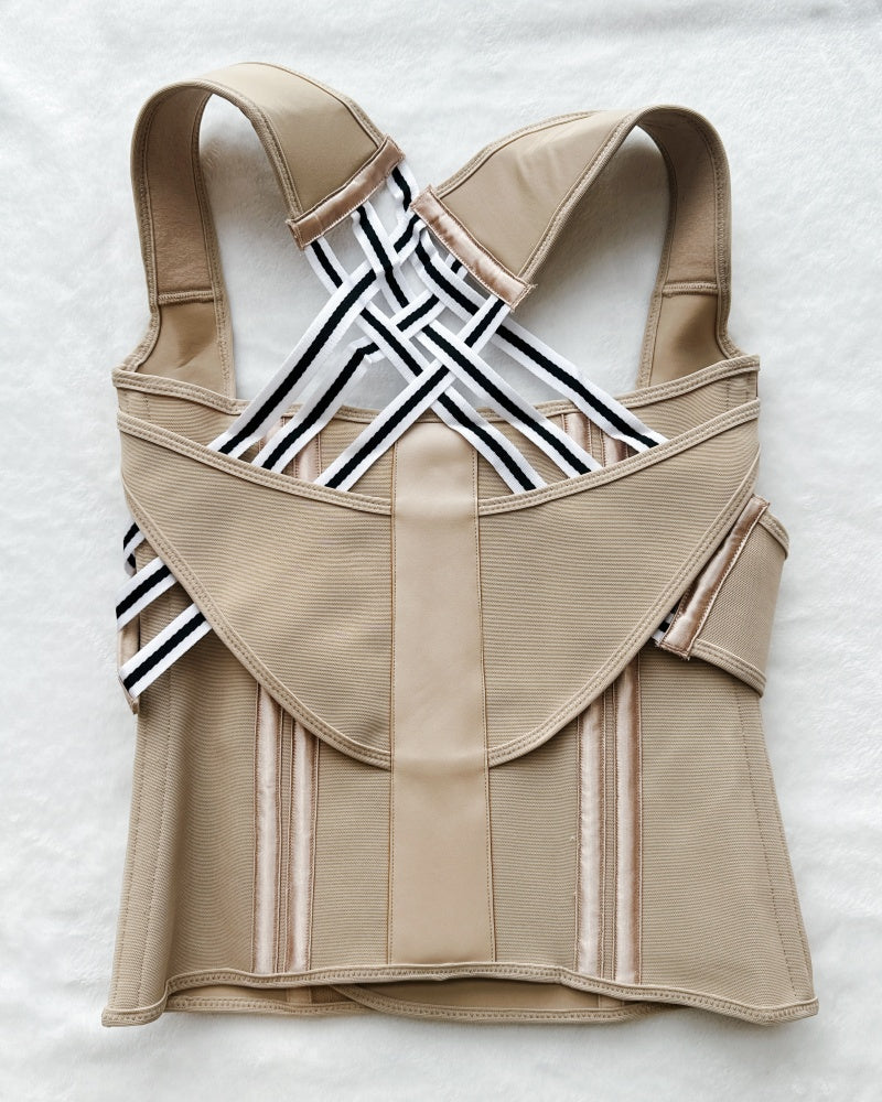 Shapshe® Fajas Colombianas Taillentrainer mit Rückenstütze