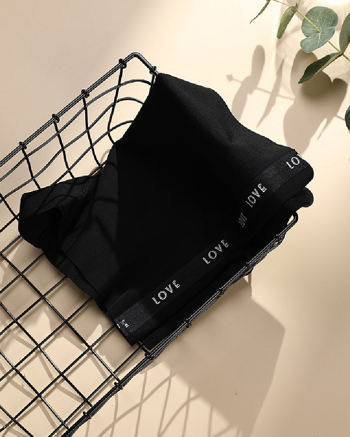 Buchstaben Webband Nahtlose atmungsaktive Shapewear Boxershorts