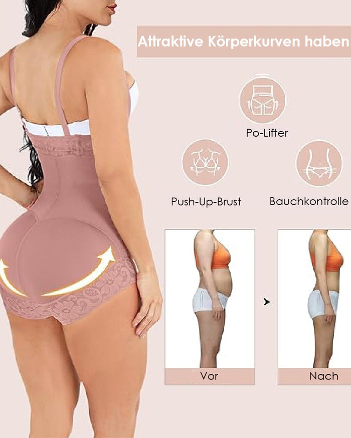 Shapshe® Damen Shapewear Ganzkörperformer Hüftheber Faja Colombiana Taillentrainer
