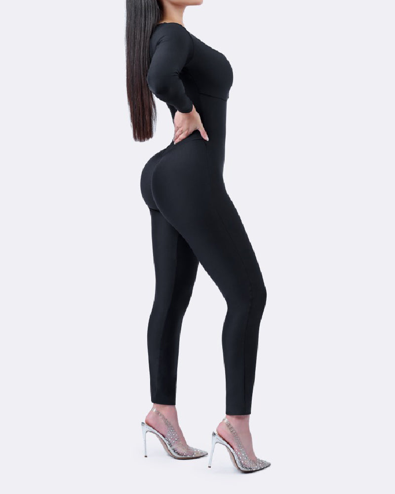 Shapshe® Nahtloser Ganzkörper Body Hohe Kompression Netzhaken Shapewear