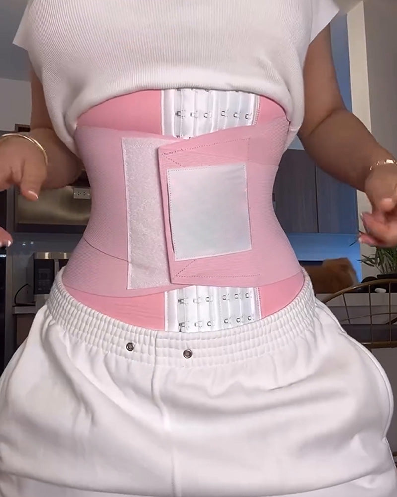 Shapshe® Damen Doppelkompressions Bauchwickel Waist Trainer