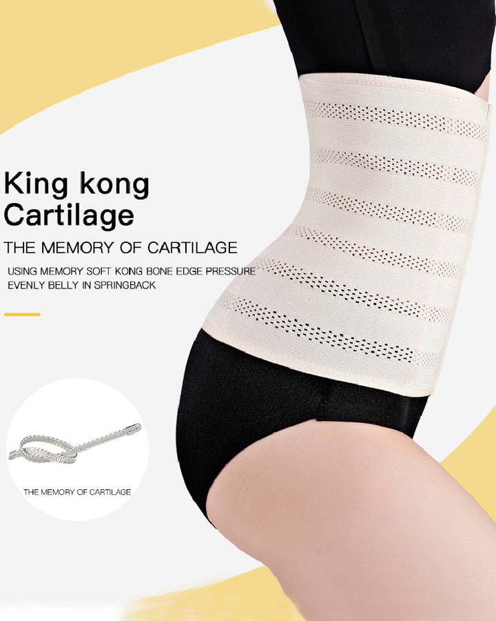 Atmungsaktiver Verstellbarer Taillentrainer Postpartum Bauchweg Gürtel