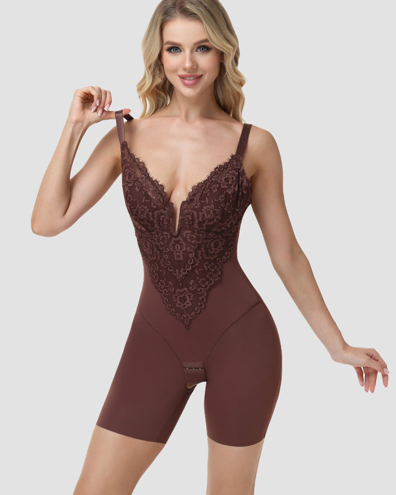 Shapshe® Shapewear mit Tiefem Ausschnitt und Hakenverschluss