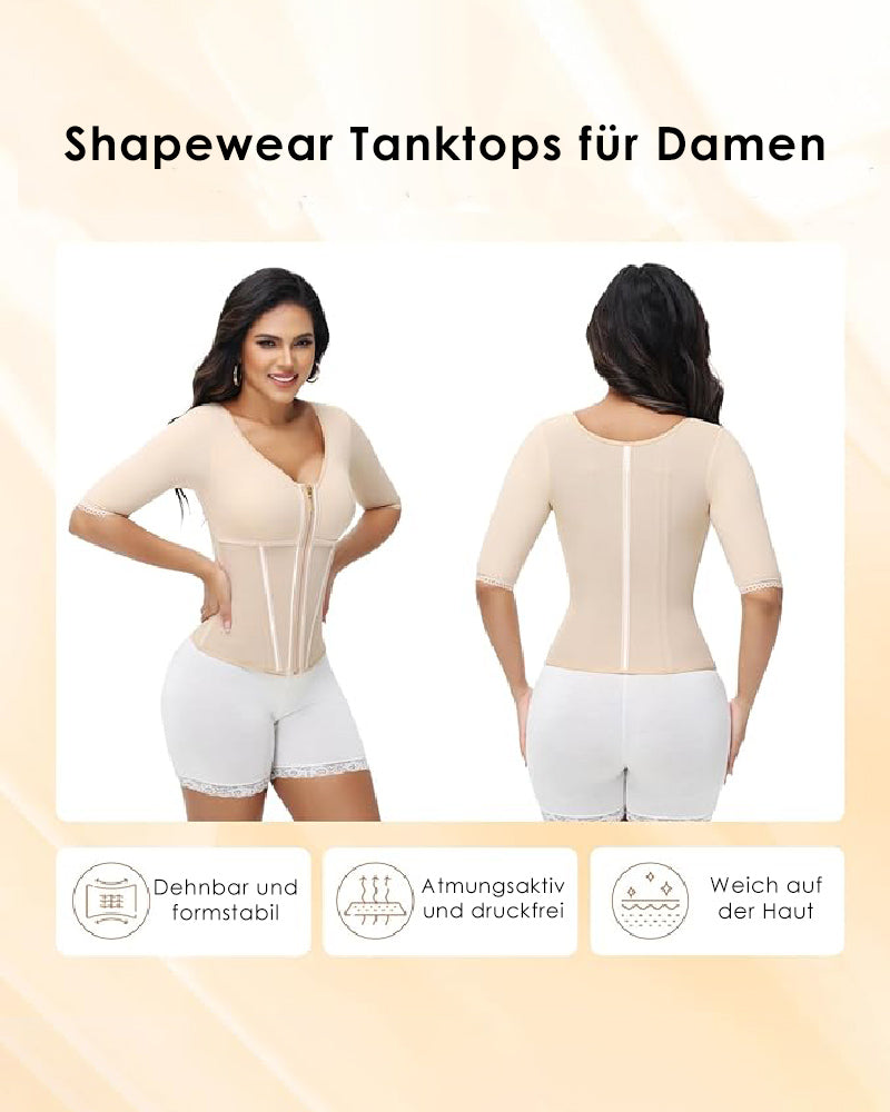 Shapshe® Fajas Colombianas V Ausschnitt Korsett Shapewear Top