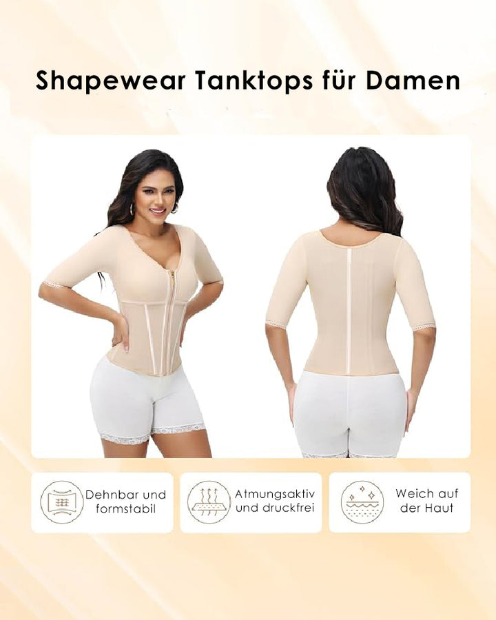Shapshe® Fajas Colombianas V Ausschnitt Korsett Shapewear Top