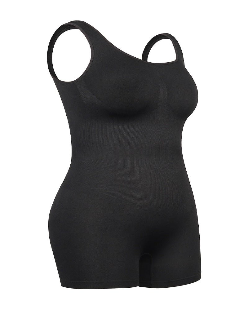 Damen Bauchweg Nahtlose Bis zur Mitte des Oberschenkels Outerwear Bodysuit Shapewear