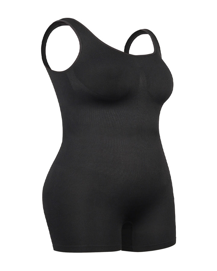 Damen Bauchweg Nahtlose Bis zur Mitte des Oberschenkels Outerwear Bodysuit Shapewear