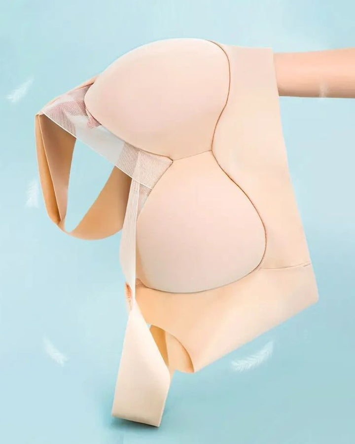 Damen Drahtloser Push Up Ohne Bügel BH Für Den Alltag