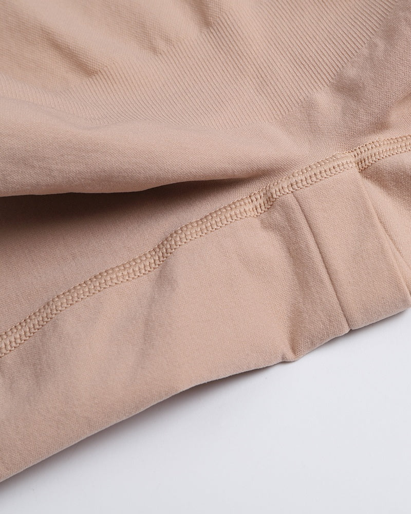 Damen Nahtloser Oberschenkel Bauchweg U-Ausschnitt Bodysuit Shapewear