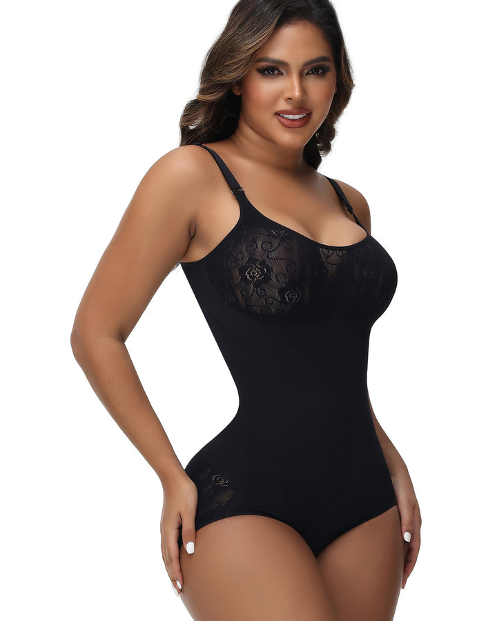 Shapshe® Sexy Nahtloser Jacquard Bodysuit Bauchweg Shapewear