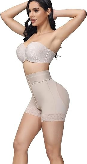 Shapshe® BBL Shorts mit doppelter Kompression Hoher Taille und Bauchkontrolle