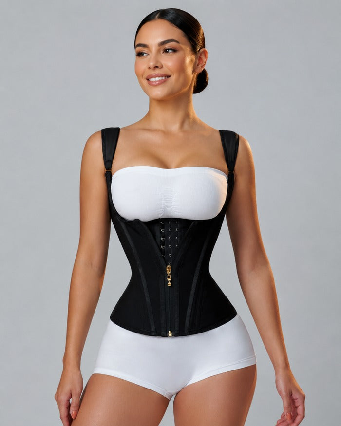 Shapshe® Taillentrainer für Damen Body Shaper Korsett Weste Tanktop mit Stahlknochen